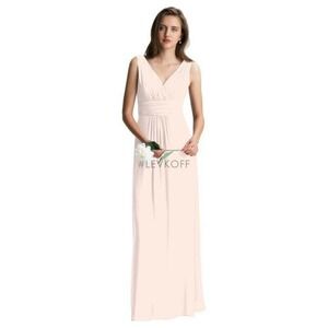 Bill Levkoff Pink Formal Bridesmaid Gown 10 NEW